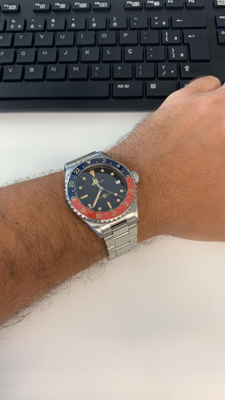 Ocean 39 Vintage GMT Premium Blue/Red Ceramic – Gnomon Watches